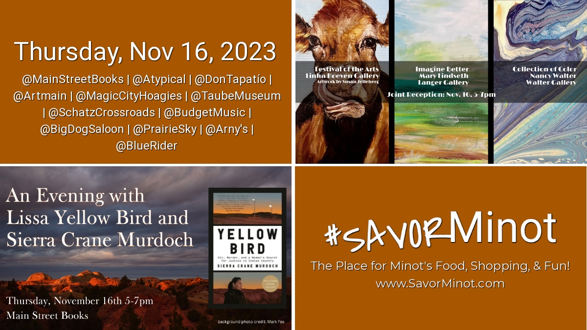 Happening Today in Minot, Nov 16, 2023