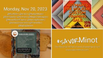 Happening Today in Minot, Nov 20, 2023
