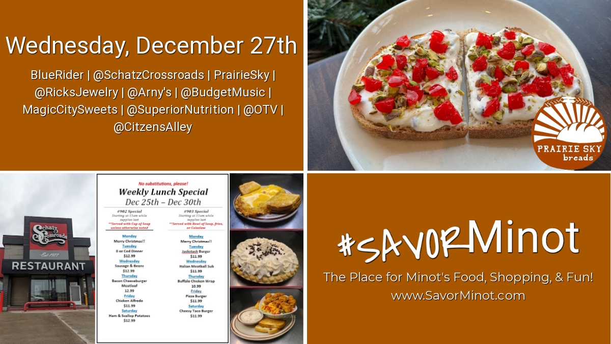Happening Today in Minot, Dec 26, 2023