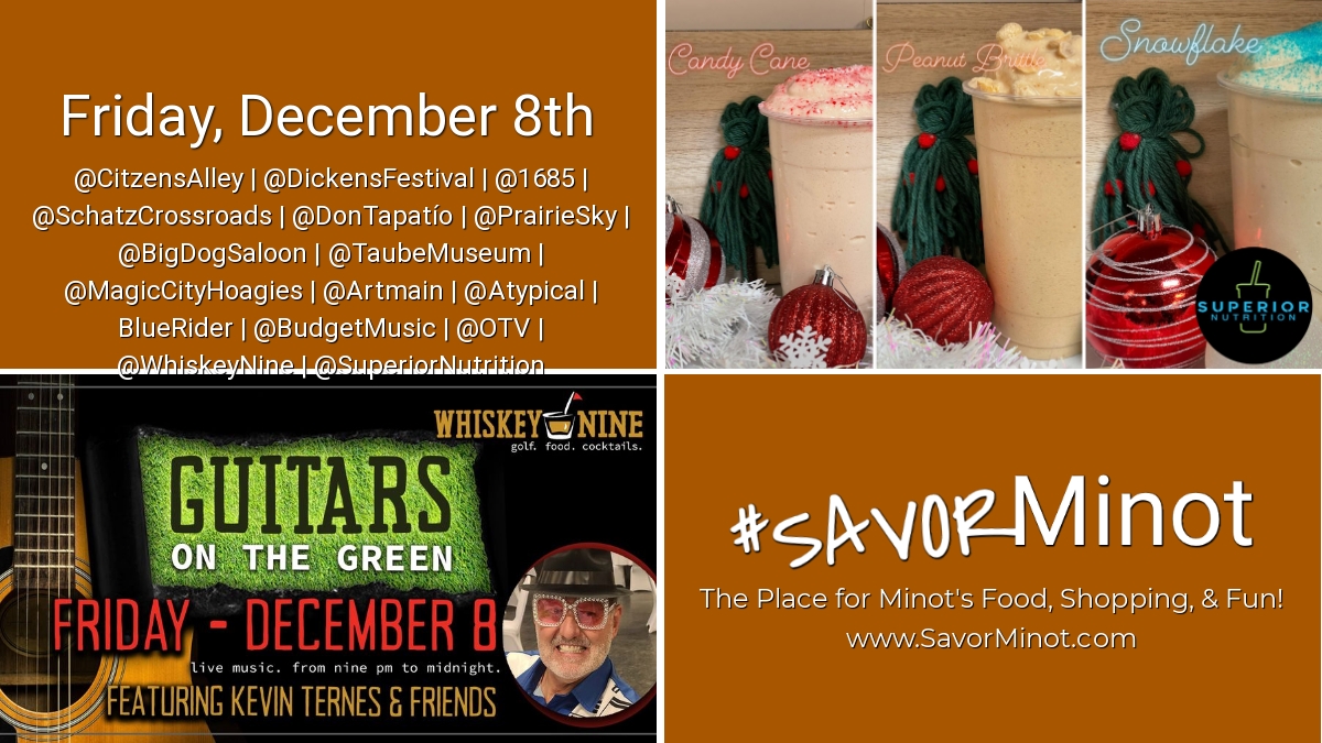 Happening Today in Minot, Dec 7, 2023