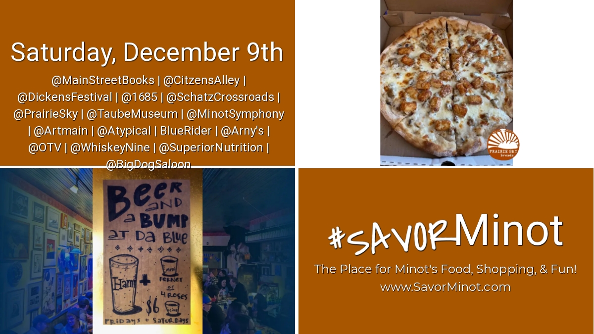 Happening Today in Minot, Dec 8, 2023