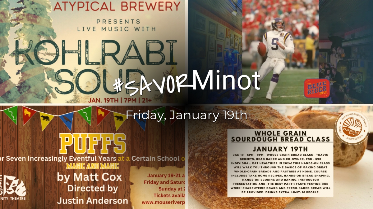 Happening Today in Minot, Jan 18, 2024