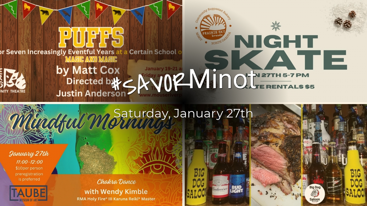 Happening Today in Minot, Jan 26, 2024