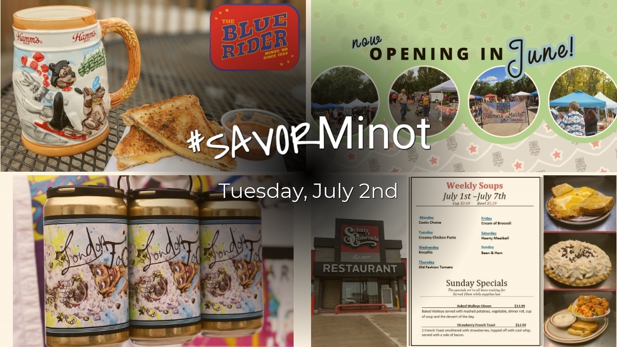 Happening Today in Minot, 07/02/2024