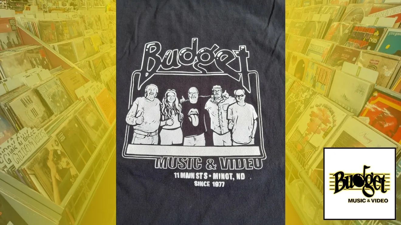 Budget Music & Video’s 48th Anniversary T-shirt design!